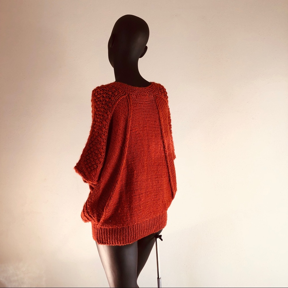 Von Maur Design History Burnt Orange Sweater S Gem